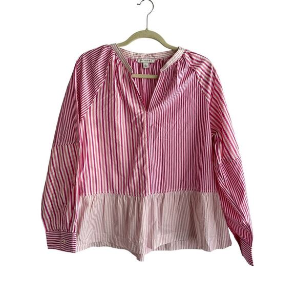 Free Assembly Women’s V Neck Peplum - Picture 4 of 7